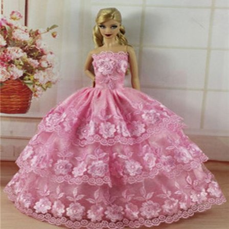 Docka Bröllopsklänning Docka Kjol 6 6