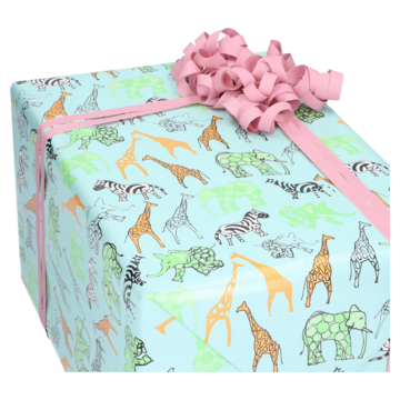 GAVEPAPIR SAFARI GRØNN