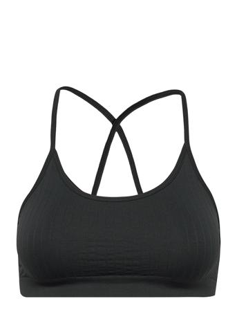 Seamless Bra Top Lingerie Bras & Tops Sports Bras - ALL Svart Filippa K Soft Sport