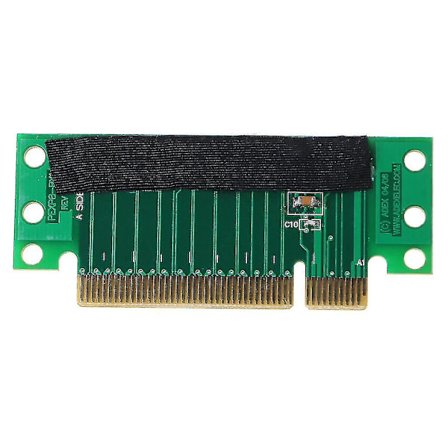 PCI Express 8x Riserkort 90 Graders Højre Vinkel Riser Adapterkort Konverter til 1U/2U Computer Tilbehør