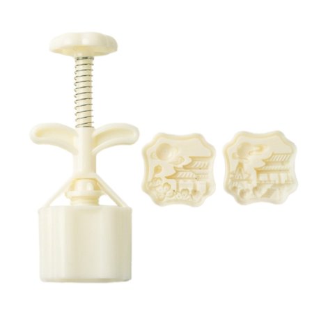 Månekaker Form ABS Bakverk Laging Form Kake Stempel Kjøkken Bakeutstyr