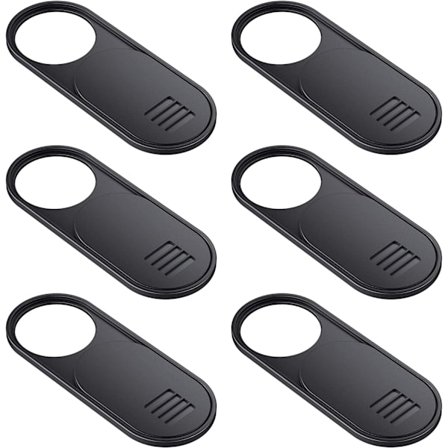 Laptop Kameraskydd [6-pack], Ultratunt Webbkameraskydd för Laptop, Dator, MacBook, Surfplatta, i