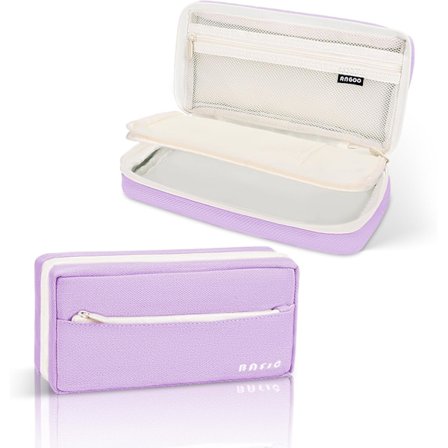 Lilla Navy Skole Blyantsæske, Stor Kapacitet Skole Blyantpose, Skoleartikler Æstetisk Makeup Taske til Piger Drenge Kvinder Mænd Børn Teenagere 