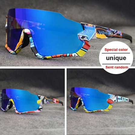 KAPOVE Polarized Cykelglasögon Herr Kvinnor Motorcykel Solglasögon Fotokromatisk Körning Fiskeglasögon Oculos De Ciclismo 5LENS