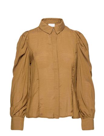 Vimylta L/S Shirt Brown Vila