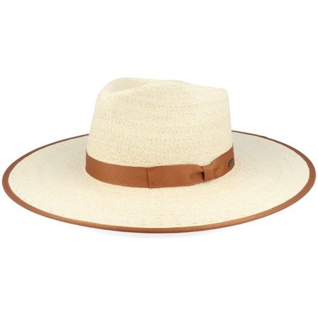 Brixton - Beige straw Hatt - Jo Straw Rancher Natural Straw Hat @ Hatstore