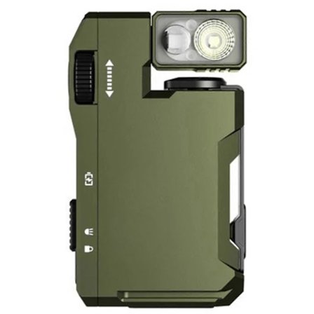 /NN/G5 EDC Lommelykt 400 Lumen 3 Moduser EDC Lommelykt Oppladbar Minilampe med Magneter Mini Bærbar Design for Utendørs Nødsituasjoner Grønn