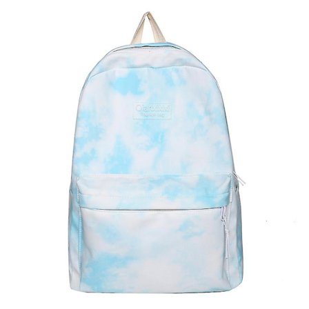 Naisten solmuvärjätty reppu, rento opiskelijareppu, suuri naisten reppu