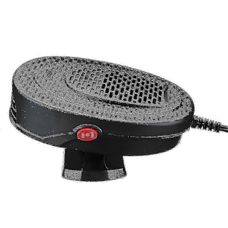 12v 150w Bærbar 360 Graders Keramisk Varmeblæser Køler Tørreblæser Afrimningsapparat Afiser Varme 1 Stk Sort til Bil