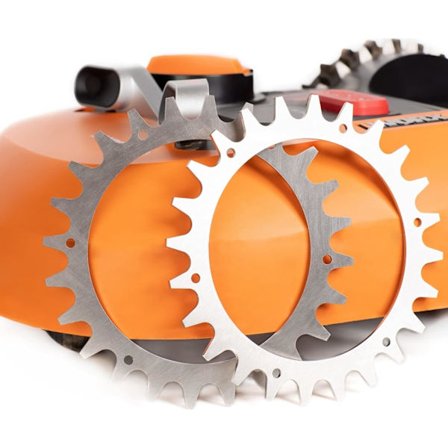 Rustfrit stålspiker, forbedret greb, til Worx Landroid robotplæneklippere, 225 mm