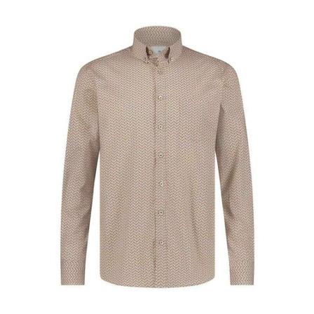 State of Art Casual Shirts , Beige , Heren , Maat: XL
