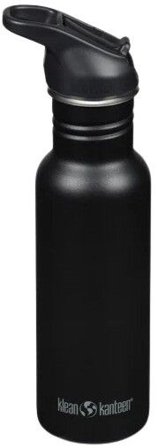 Klean Kanteen Classic Narrow 532ml (w/Flip Seal Sport) Black