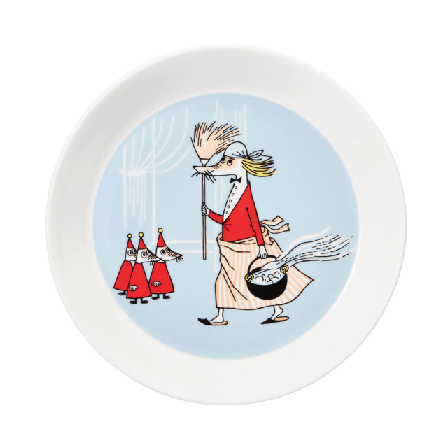 Arabia Mumin tallrik 19 cm Filifjonkan grå Skålar