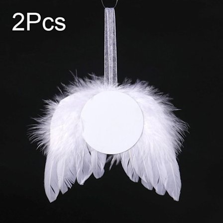 2 Stk Englevinger Kærlighedsvedhæng Englevinger vedhæng CIRKULÆR