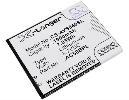 Akku älypuhelin, Matkapuhelin Archos 50b Platinum -laitteelle