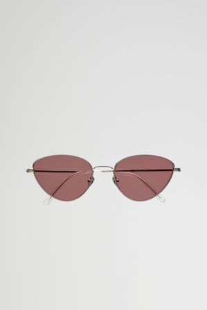 Luna Silver - pink solid lens