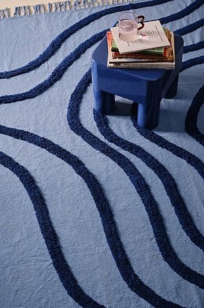 Jotex - Baumwollteppich Baumwolle Einfarbig WAVE - Kaufen Baumwoll- und Flickenteppiche bei Jotex