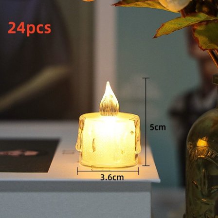 24stk lys Lys elektronisk lys 3,6*5CM 3,6*5CM