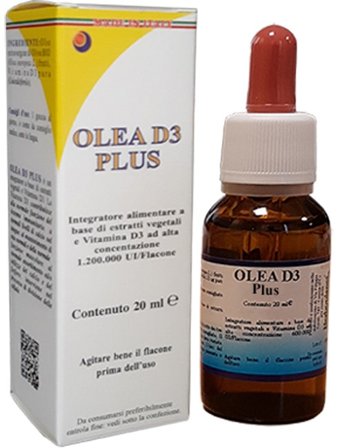 Olea D3 Plus 20ml: Integratore Vitamina D3 ad Alta Potenza