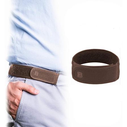 BeltBro Titan Elastisk Belte Uten Spenne for Menn - Passer 1,5 Tommers Belteløkker, Komfort-WELLNGS brown L