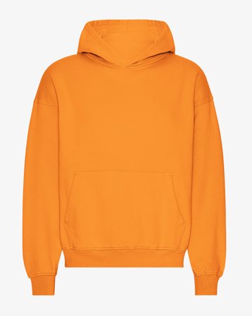 Organic Oversized Hood - Sunny Orange M