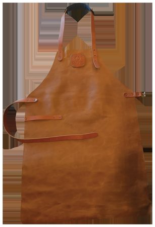 OFYR Leather Apron Brown Förkläde läder Brunt, Kläder