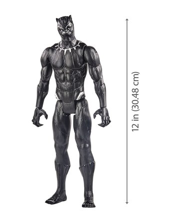 Marvel | Marvel Avengers Titan Hero Black Panther Figure | ONE SIZE