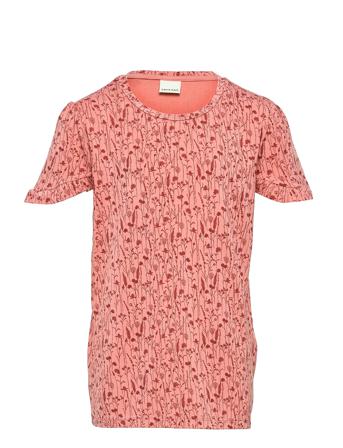 T-Shirt Ss Aop Pink En Fant