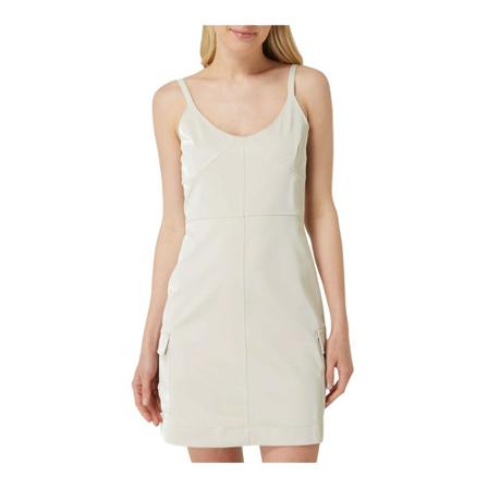 Calvin Klein - Klänningar - Beige - Dam - Storlek: Xs, Dam, Storlek: XS