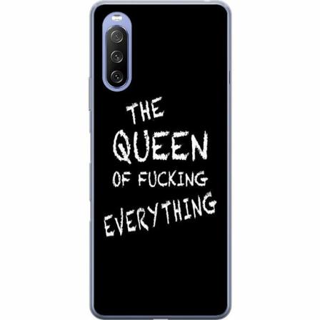 Sony Xperia 10 Iii Lite Genomskinligt Skal Queen Of Everything