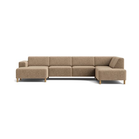 Seam U-sofa, venstrevendt - Anthology Mørk Beige - 344x206x78 - Sofa, u-sofa