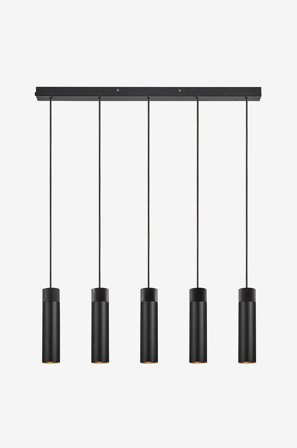 Nordlux - Tilo 5-punkts pendel - Svart - Takpendler - Fra Homeroom