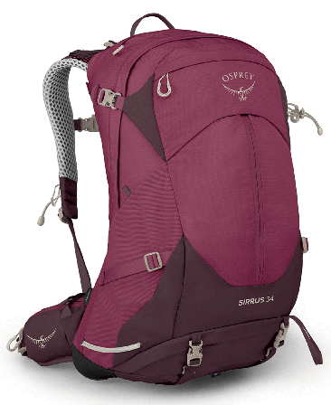 Osprey Sirrus 34 Elderberry Purple/Chiru Tan