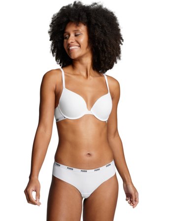 PUMA Puma Women Microfiber Brazilian 2P - White - XS