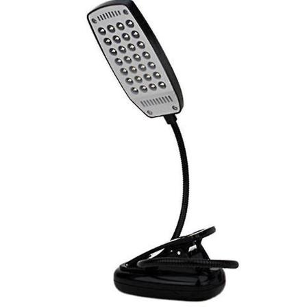 Usb- och batteridriven skrivbordslampa - bords-/sänggavelklämma