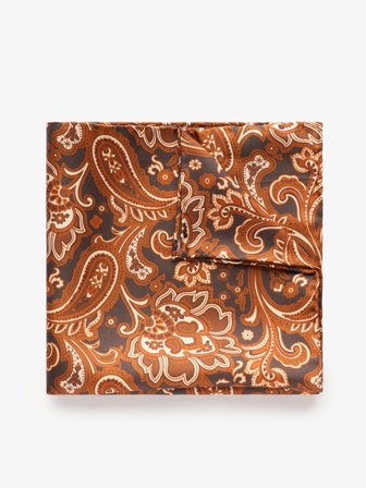 John Henric Men's Brauner Krawattenschal Size Onesize