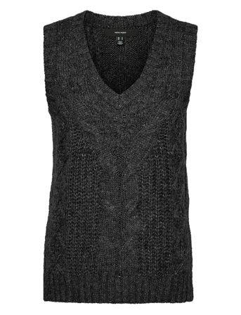 Vmbriella Sl V-Neck Vest Ga Bf Black Vero Moda