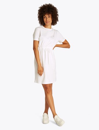 Tommy Hilfiger Hilfiger Tee Dress - White - XS