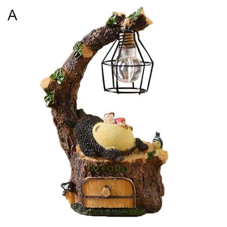 Totoro-designinen LED-yövalo hartsista kotiin - Koristeellinen malli [DB] A A