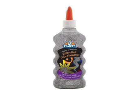 ELMERS Glitter Glue Silver, 177ml