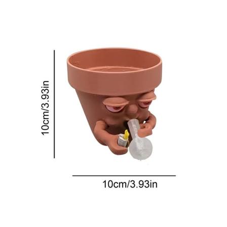 Smoking Planter Tegneserie Smoking Man Planter WHITE M white M