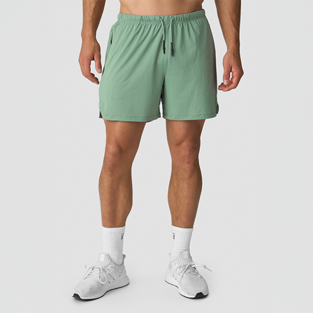 Træningsshorts ICANIWILL Stride Shorts Mosgrøn - Bodyman.dk