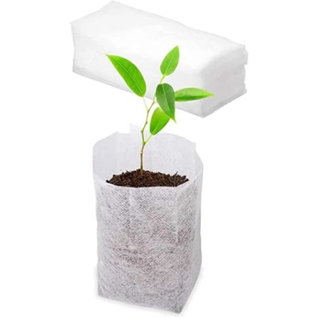 100 stk 20x22 cm Biologisk nedbrytbare planteposer Plantepose Plantepose Plantepose