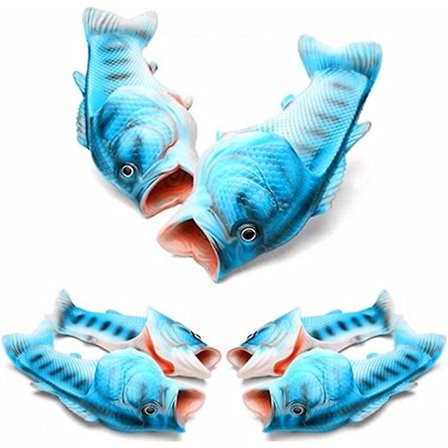 Fisktofflor Strandsandaler Halkfria Sandaler Kreativa Fisktofflor Herr Och Dam Casual Sko