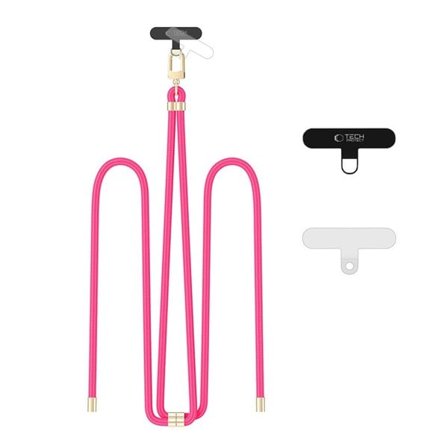 Tech-Protect C7S Rope Crossbody Strap Koppel - Rosa