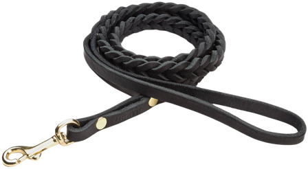 Cloud7 Leash Central Park L Black Gold Braided