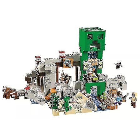 830 Pcs Compatible Minecraftedly My World The Creeper Mine Building Block Bricks Toy