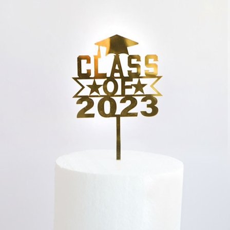 5 stk Cake Topper Happy Graduation 8 8