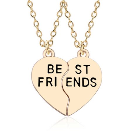 Best Friends Halsband - Vänskapshalsband för Kompisar Guld