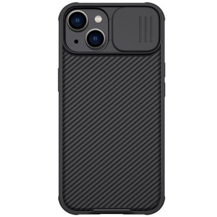 Nillkin CamShield Pro-etui iPhone 14 Plus Armor Cover Kamerabeskyttelse Svart